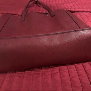 No. 6 Burgundy Tote Bag